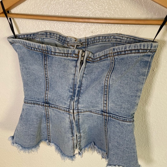 Denim Top | Princess Polly Denim Top - Picture 4 of 4